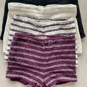 Free People Lace High Waisted Shorts